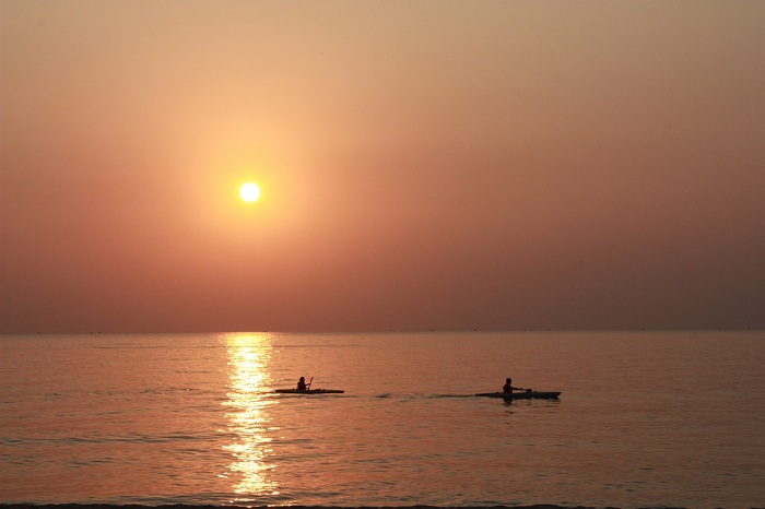 Vietnam kayak phu quoc coucher soleil